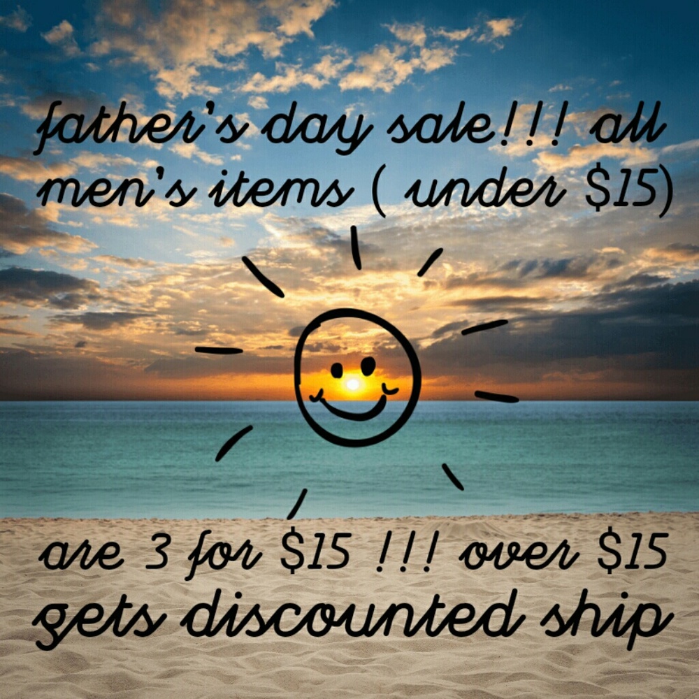 Fathers day Sale !!! All mens items !!!